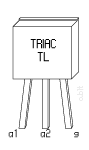 Brochage - Triac en boîtier TL Pinout - Brochage composant - Triac