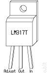 Pinout - Brochage composant - Rgulateur LM317